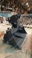 Планировочный поворотный ковш на Hitachi ZX200